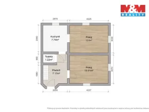 Prodej chalupy, Srby - Vítání, 52 m2
