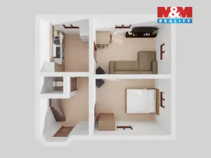 Prodej chalupy, Srby - Vítání, 52 m2