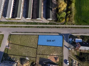 Prodej pozemku, Kroměříž, 544 m2