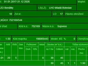 Prodej podílu lesa, Sojovice, 6719 m2
