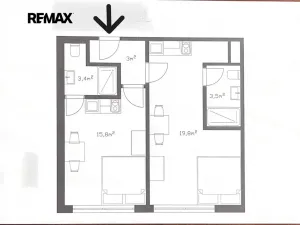 Prodej bytu 1+kk, Praha - Střížkov, Děčínská, 23 m2