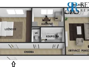 Prodej bytu 2+1, Přerov, Bohuslava Němce, 52 m2