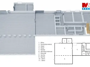 Pronájem obchodního prostoru, Zbraslavice, 1320 m2