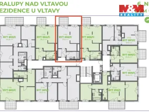 Prodej bytu 1+kk, Kralupy nad Vltavou, Nádražní, 42 m2