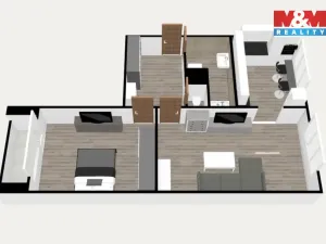 Prodej bytu 2+1, Karlovy Vary - Bohatice, Ostrovská, 68 m2