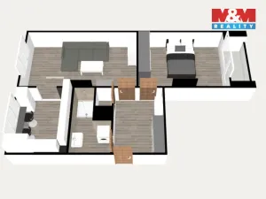 Prodej bytu 2+1, Karlovy Vary - Bohatice, Ostrovská, 68 m2