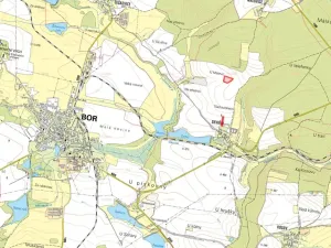 Prodej pole, Bor, 8917 m2