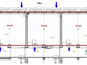 Pronájem kanceláře, Praha - Letňany, Beranových, 34 m2