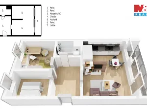 Prodej bytu 3+1, Praha - Prosek, Bílinská, 61 m2