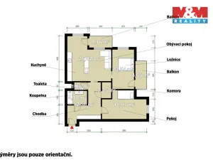 Pronájem bytu 3+kk, Plzeň, Goldscheiderova, 77 m2