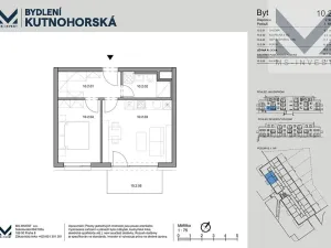 Prodej bytu 2+kk, Praha - Dolní Měcholupy, Kutnohorská, 40 m2