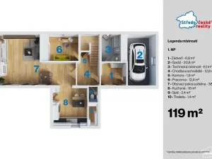 Prodej vily, Brandýs nad Labem-Stará Boleslav, Na Ladech, 230 m2