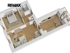 Prodej bytu 2+1, Praha - Karlín, Pernerova, 62 m2