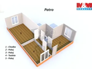 Prodej rodinného domu, Hroubovice, 90 m2