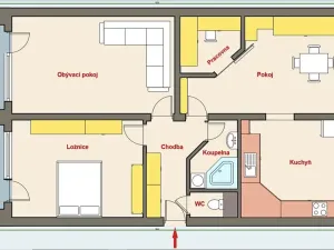 Pronájem bytu 3+1, Hradec Králové, Truhlářská, 80 m2