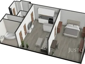 Prodej bytu 2+kk, Písek, Kollárova, 59 m2
