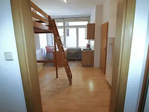 Pronájem bytu 1+kk, Praha - Holešovice, Heřmanova, 26 m2