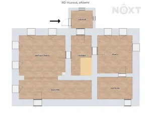 Prodej rodinného domu, Huzová, 170 m2