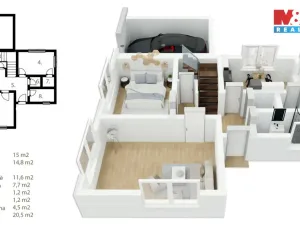 Prodej rodinného domu, Řevnice, Pod Drahou, 174 m2