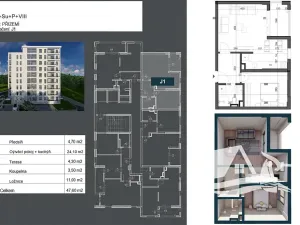 Prodej bytu 2+kk, Bar, Černá Hora, 43 m2