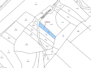 Dražba pozemku, Soutice, 417 m2