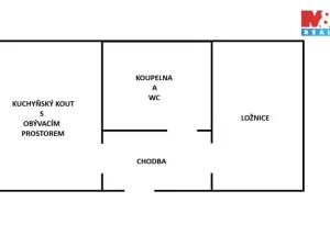 Prodej bytu 2+kk, Stráž pod Ralskem, Máchova, 42 m2