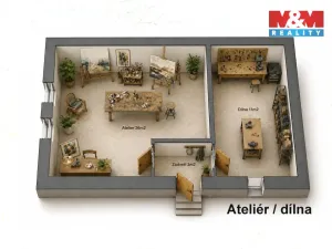 Prodej rodinného domu, Divišov, Horní náměstí, 213 m2