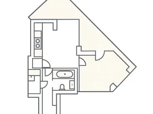 Prodej bytu 2+kk, Praha - Žižkov, Malešická, 58 m2