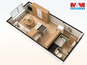Prodej bytu 1+kk, Karlovy Vary - Rybáře, Konečná, 24 m2