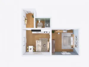 Pronájem bytu 1+1, Šumperk, Žerotínova, 45 m2