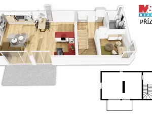 Prodej rodinného domu, Líbeznice, Nedvědova, 126 m2