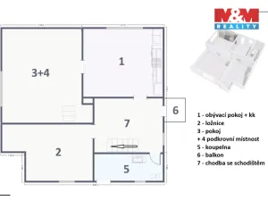 Pronájem bytu 3+kk, Praha - Běchovice, Na Korunce, 99 m2