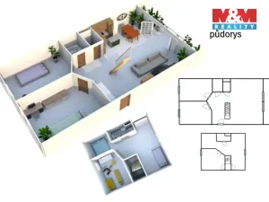 Prodej bytu 4+kk, Praha - Újezd nad Lesy, Rohožnická, 97 m2