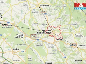 Pronájem bytu 2+1, Rychnov nad Kněžnou, Městská Habrová, 80 m2