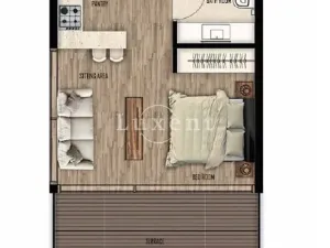 Prodej bytu 1+1, Taqah, Omán, 46 m2
