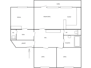 Prodej bytu 4+kk, Praha - Řepy, Španielova, 93 m2