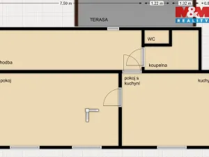 Pronájem bytu 3+kk, Hradec Králové - Pražské Předměstí, Albertova, 60 m2
