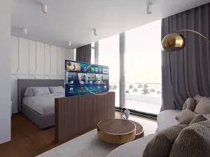 Prodej bytu 1+kk, Taqah, Omán, 56 m2