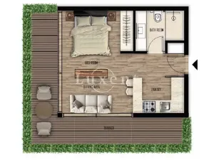 Prodej bytu 1+kk, Taqah, Omán, 56 m2