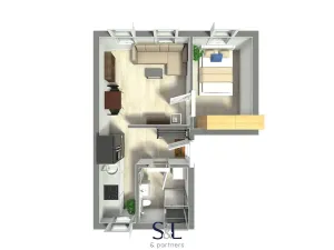 Pronájem bytu 2+kk, Liberec, Karlovská, 46 m2