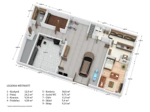 Prodej rodinného domu, Jaroměřice, 108 m2