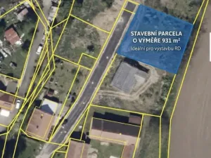 Prodej pozemku pro bydlení, Čepí, 931 m2