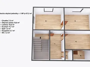 Prodej rodinného domu, Nová Paka, Svobody, 279 m2