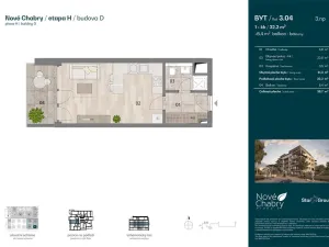 Prodej bytu 1+kk, Praha - Dolní Chabry, Měděnecká, 32 m2