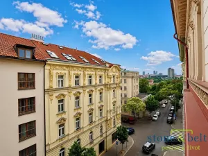 Pronájem bytu 4+kk, Praha - Nové Město, Lublaňská, 90 m2