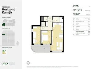 Prodej bytu 3+kk, Praha - Kamýk, Smotlachova, 69 m2
