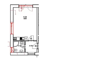Pronájem bytu 1+kk, Třešť, Havlíčkova, 33 m2