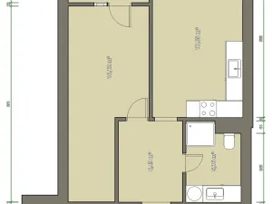 Pronájem bytu 2+kk, Modřice, Popovická, 57 m2