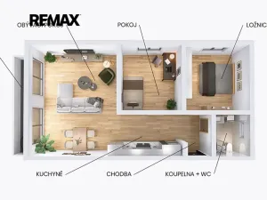 Prodej bytu 3+kk, Velké Meziříčí, Čechova, 63 m2