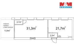 Pronájem kanceláře, Zdiby - Přemyšlení, U Továrny, 57 m2